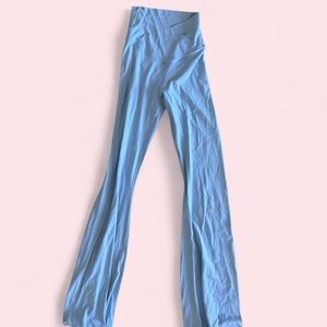 Offline by Aerie High Waist Light Blue Mini Flare Leggings Pants XS Petite